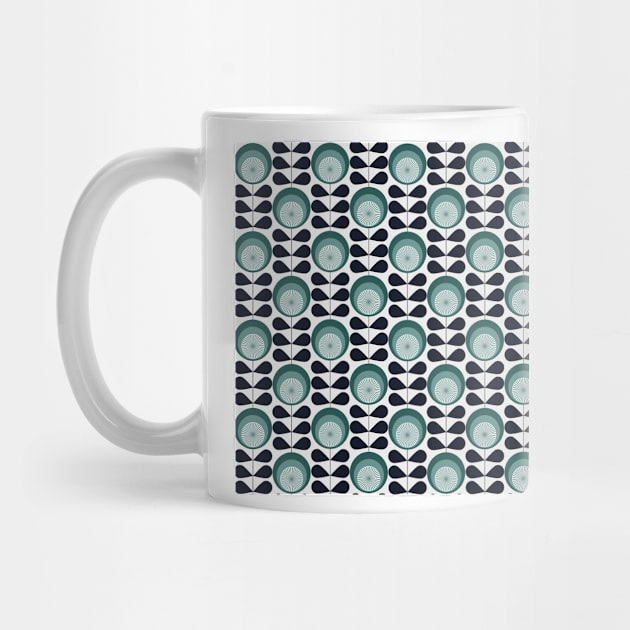 Mid century modern flower pattern by SamridhiVerma18